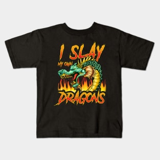 I Slay My Own Dragons Kids T-Shirt